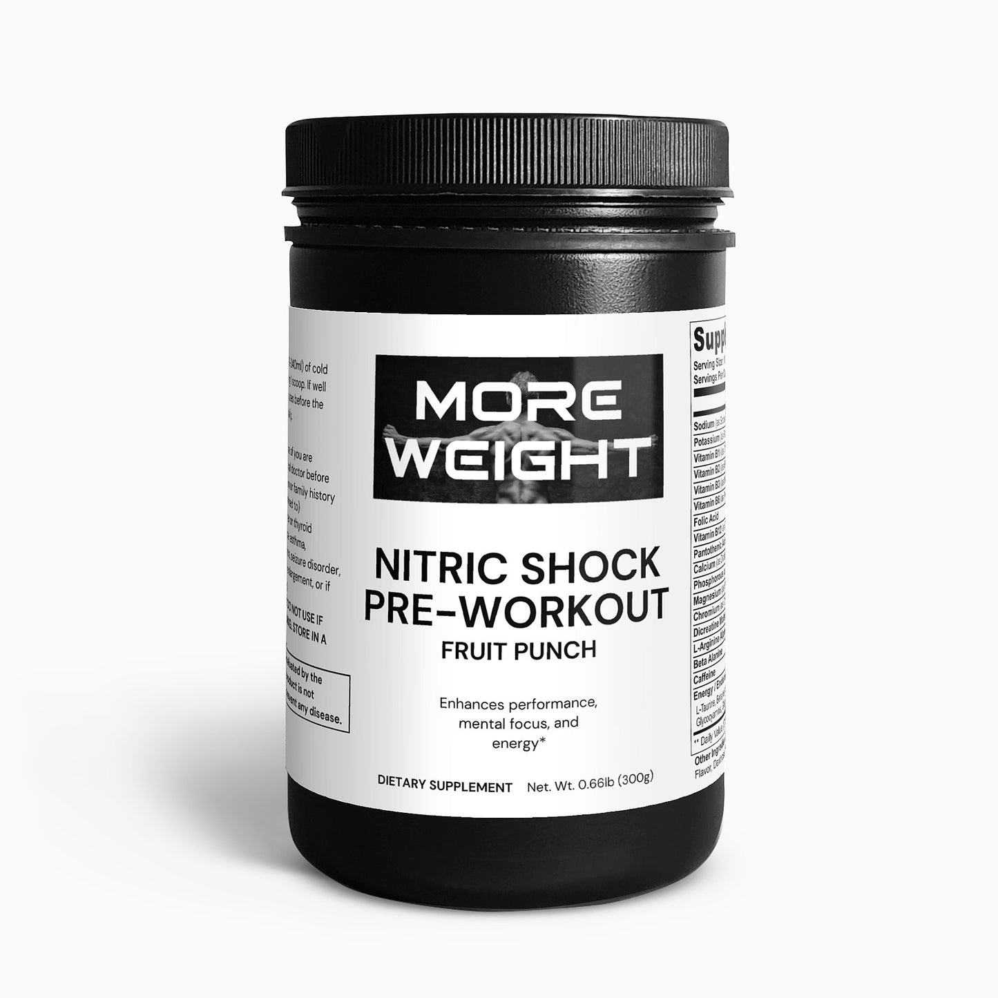 Nitric Shock Pre-Workout Powder (Fruit Punch)