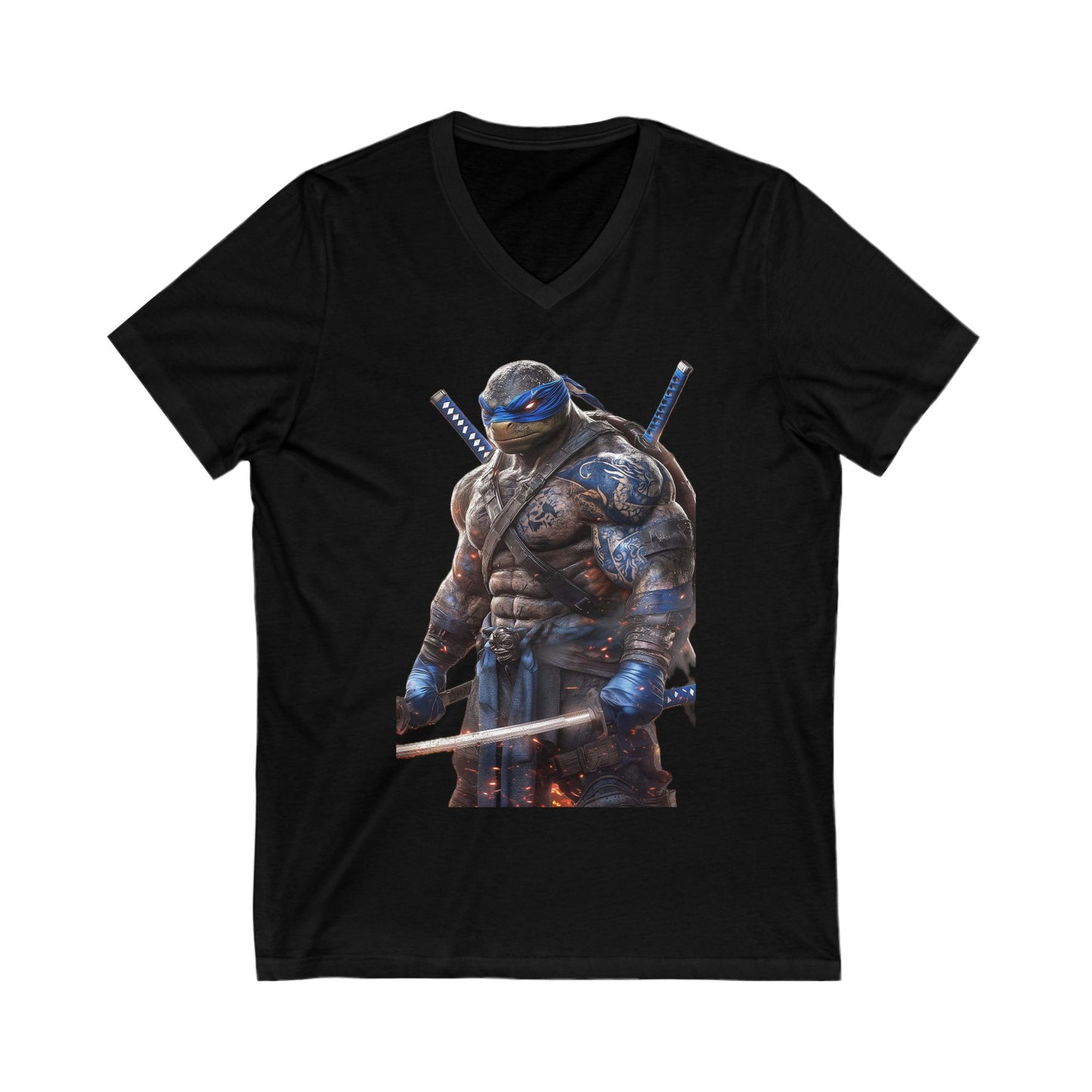 Unisex Jersey Short Sleeve V-Neck Tee