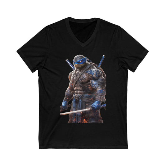 Unisex Jersey Short Sleeve V-Neck Tee