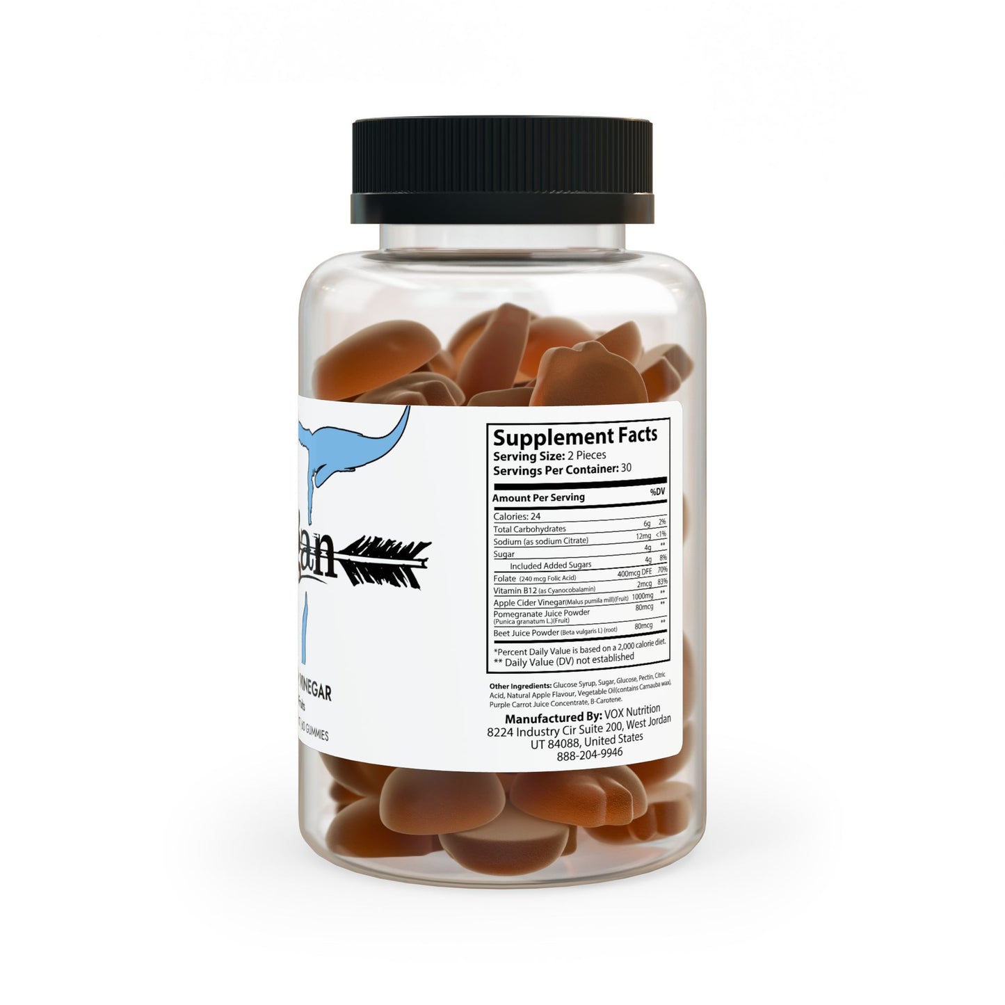Apple Cider Vinegar Gummies (60 Gummies)