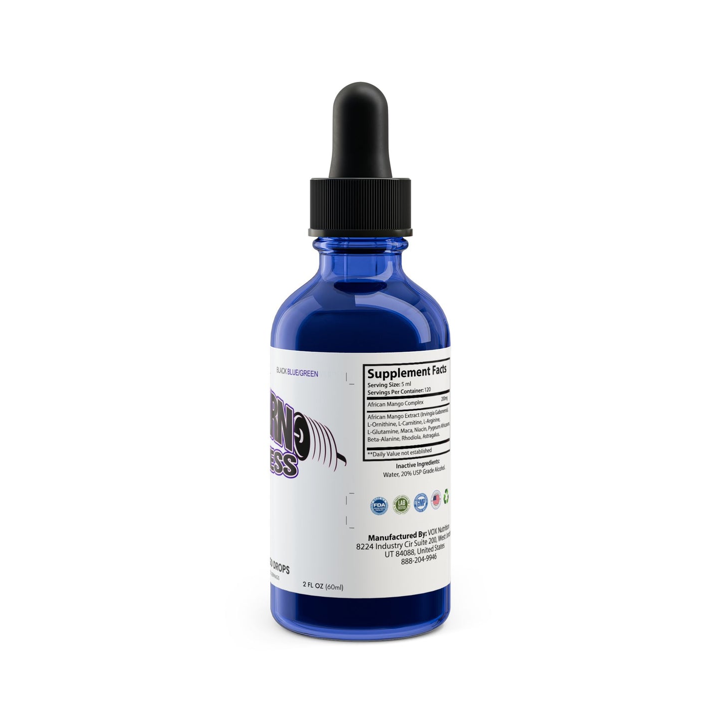African Mango Drops Supplement (60ml, 2fl.oz)